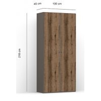 DULAP LEX 100-218-45 C GRI/DMON